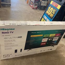 HISENSE 55RG 55-Inch Roku 4K UHD Smart TV