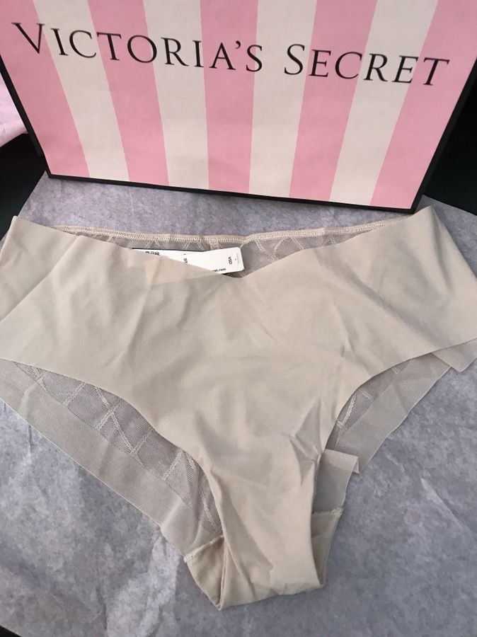 Victoria Secret no show mesh diamond back hipsters NEW
