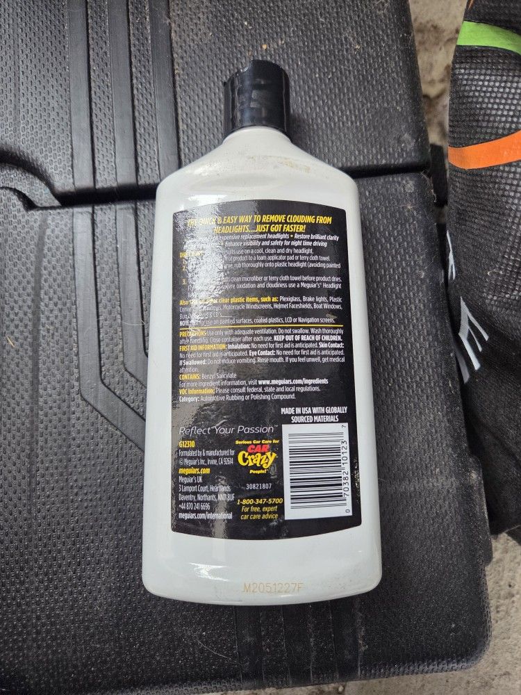 Clear Plastic Cleaner And Polish PlastX