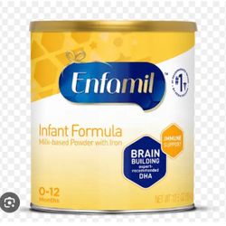 Baby Formula Enfamil 7 Cans 