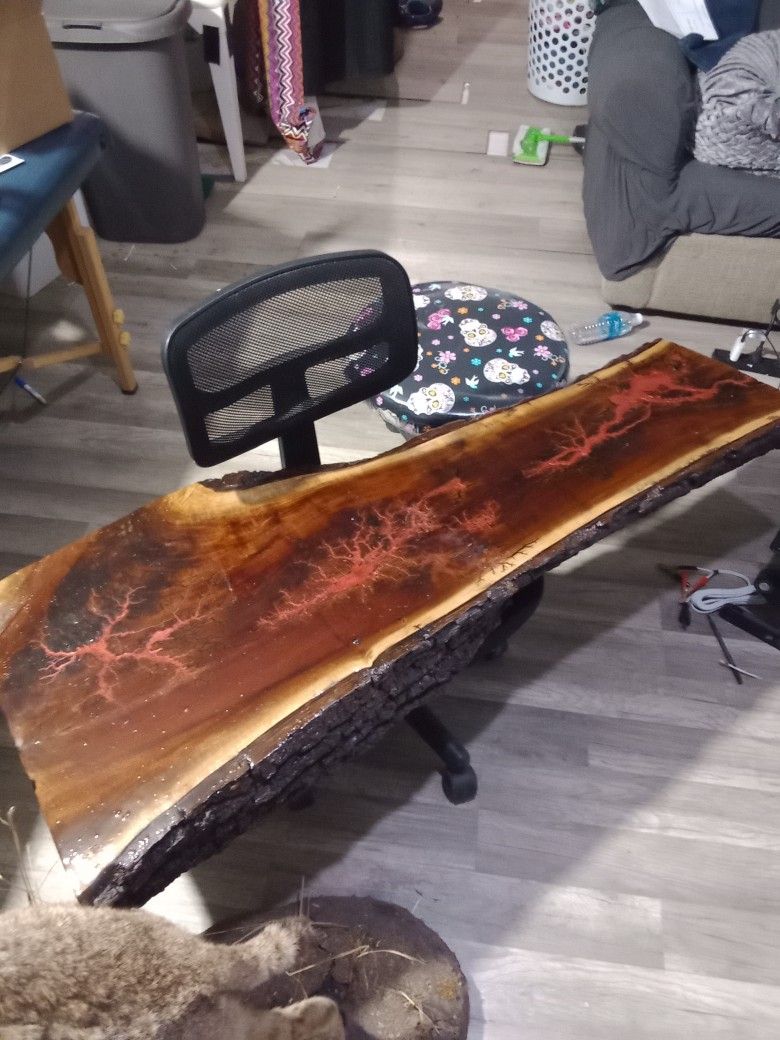 Walnut Epoxy Bar Top Or Bench