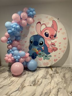 Stitch And Angel Round Arch Cover