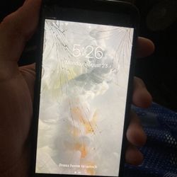 Cracked iPhone 8 