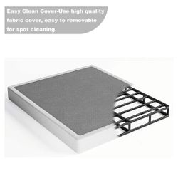 Queen Size Box Spring with Fabric Cover