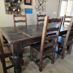 Rustic Dining Room Table 