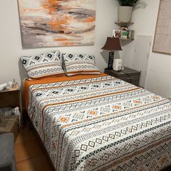 Full Bed And Bed Frame