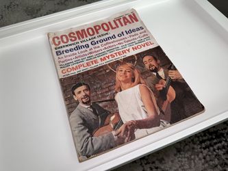 VINTAGE COSMOPOLITAN MAGAZINE DECEMBER 1963 GREENWICH VILLAGE ISSUE 35¢ ORIGINAL