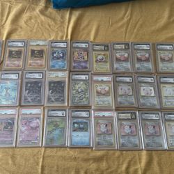 36 New English Japanese Wrapped Pokemon 151 Card Classic Anniversary Slabs PSA CGC AGS Gem Mint 10’s