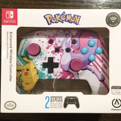 Power A Enhanced Bluetooth Wireless Controller For Nintendo Switch Pokémon Battle