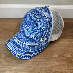 Billabong Blue Printed Mesh Snapback Women’s Hat