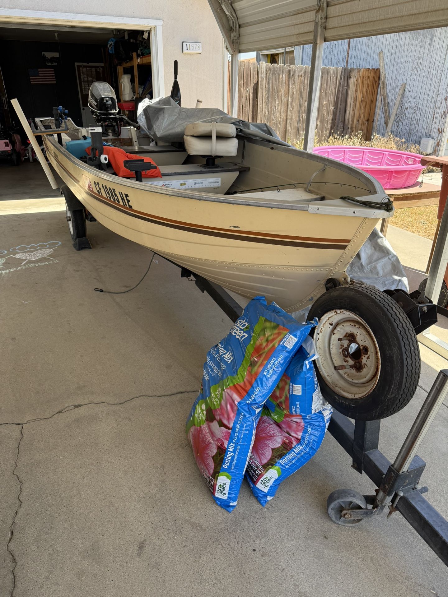 1985 Mirror Craft Deep Fisherman 9.9 Mercury