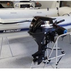 Mercury 420 Ocean Runner with 9.9 hp outboard