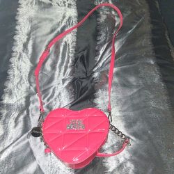Pink heart Steve Madden purse