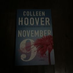 November 9 - Colleen Hoover