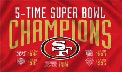 49ers Flags 5ftx3ft $15 Ea Firm On Price