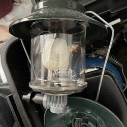 Coleman Propane Lantern With Carry Case Used Heater Also Trade