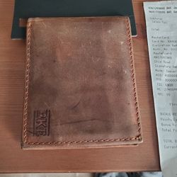New Distressed Leather Wallet