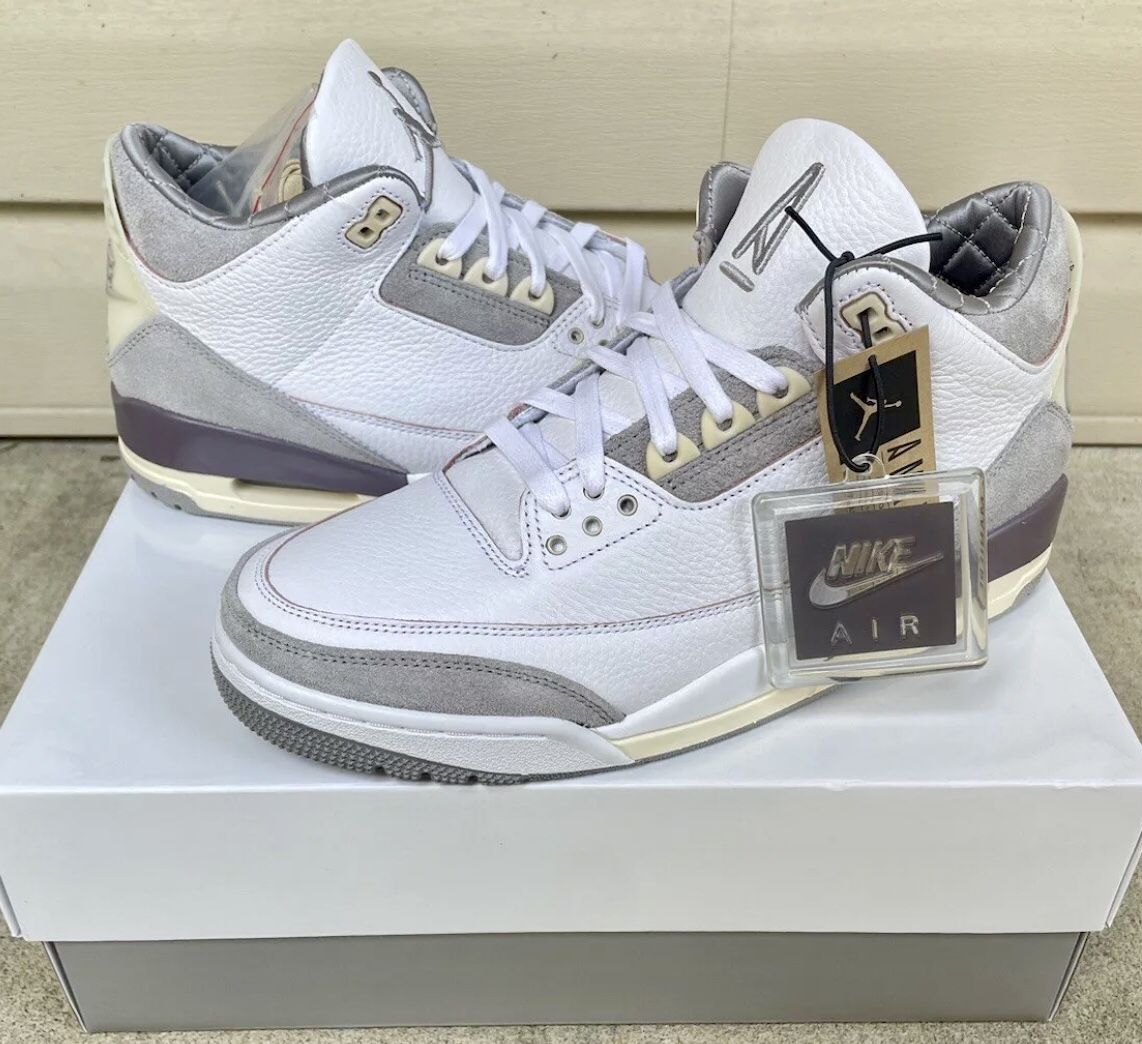 Size 10.5M/12W - Jordan 3 Retro SP x A Ma Maniere Low Raised  display picture 2