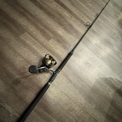 Phenix Black Diamond 8’ Hvy Penn Battle 4 6000 New Salt Water Fishing Combo. 