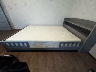Gray Sectional + Ottoman & 43” Vizio TV with Stand – $500