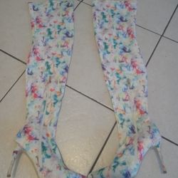 Thigh High Heel Boots 