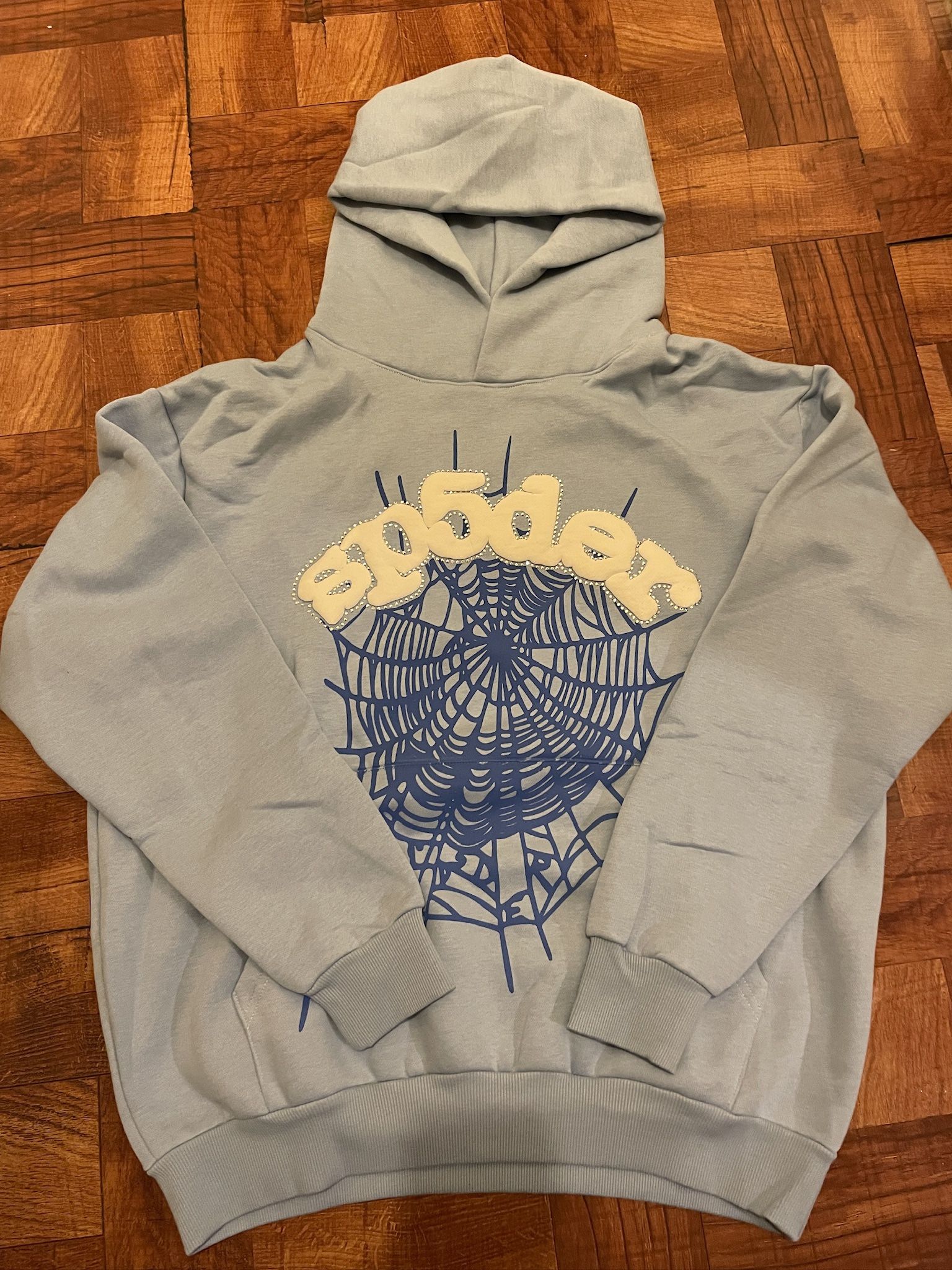 Sky Blue Spider Hoodie 
