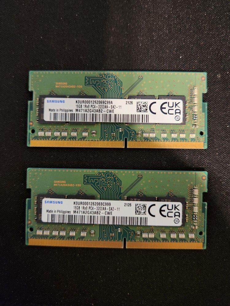 Samsung Laptop RAM 32GB DDR4
