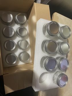 15 Frascos De 8 Onz Nuevos $10