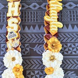🎓 Custom Graduation Ribbon Lei 🎀