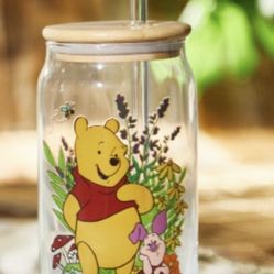 Winnie The Pooh Glass Tumbler 