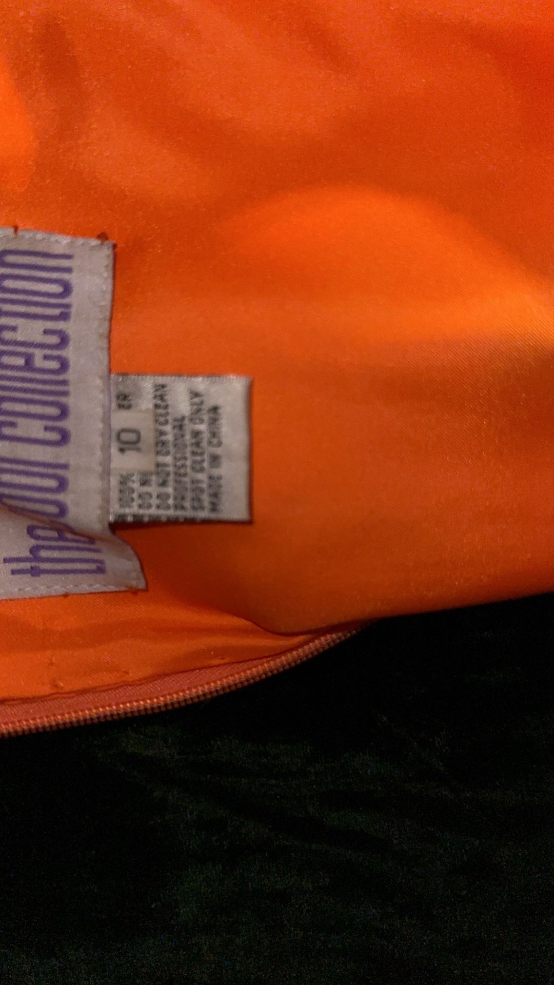 Orange Prom Dress