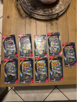 9 Pokémon Chaos Rising Blister Packs Toxel W/ Coin TCG Mega Evolution Booster