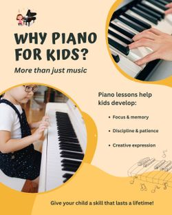 Private piano lessons