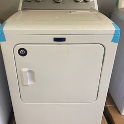Maytag 7-cu ft Large Capacity Vented Dryer with Wrinkle Control - White