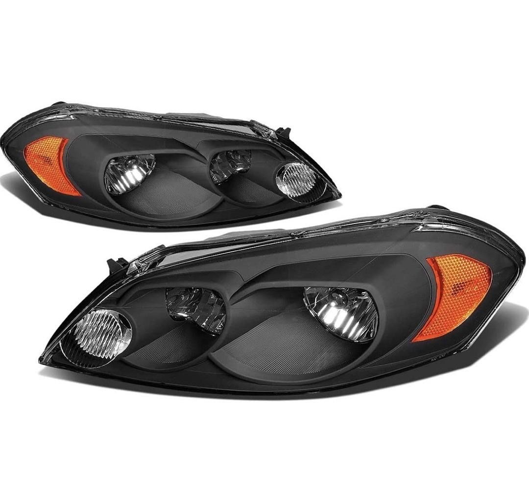 LA Zona Auto Parts 2006 to 2016 Chevrolet impala Monte Carlo Smoked Headlights Luces Micas Calaveras Faros