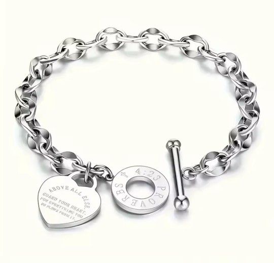 Heart Chain Bracelet