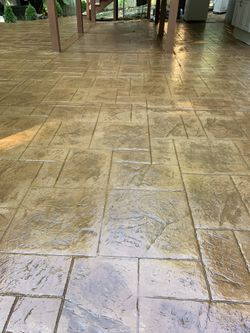 Stamped Patio