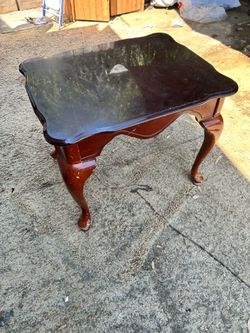 Solid wood table