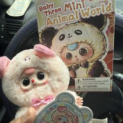 Baby Three Plush Keychain 