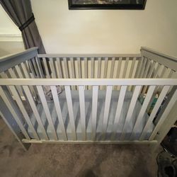 Crib frame and mattress
