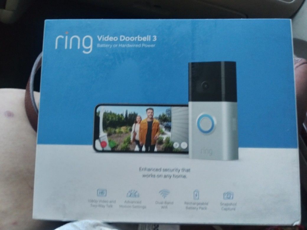 Ring video doorbell 3