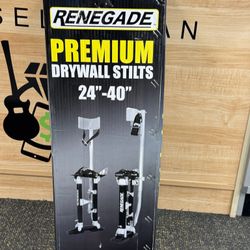 RENEGADE Drywall Stilts - 24-40" Adjustable Height