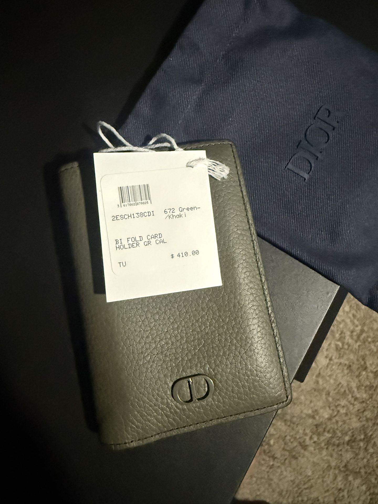 Dior Men Wallet Green