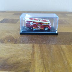 Diecast Liberty Promotions Hot Wheels Liberty Quick Response Unit Drag Bus In Display Case 