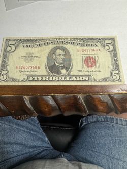 1963 $5 Red Seal United States Note