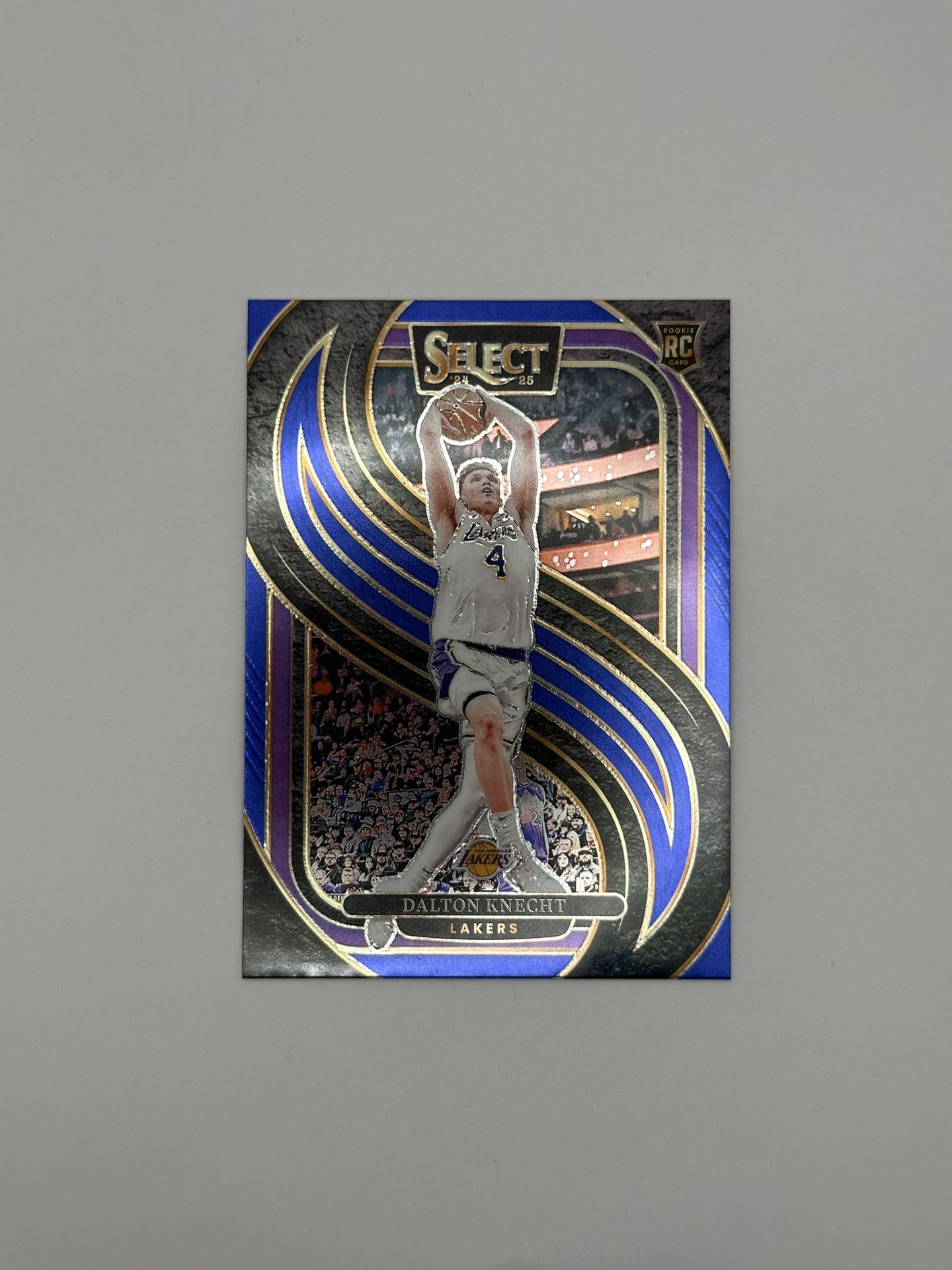 2024-25 Panini Select - Premier Level Dalton Knecht #186 Blue Prizm