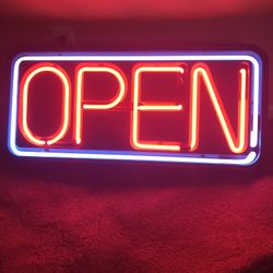 NEON OPEN SIGN