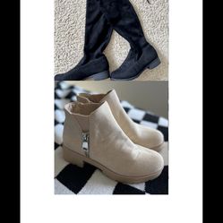 Pair Of 2 Suede Boots Size 8.5- Perfect For Winter ❄️