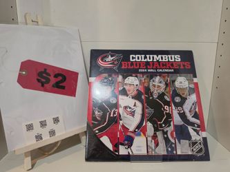 2024 Columbus Blue Jackets Wall Calendar (sealed)