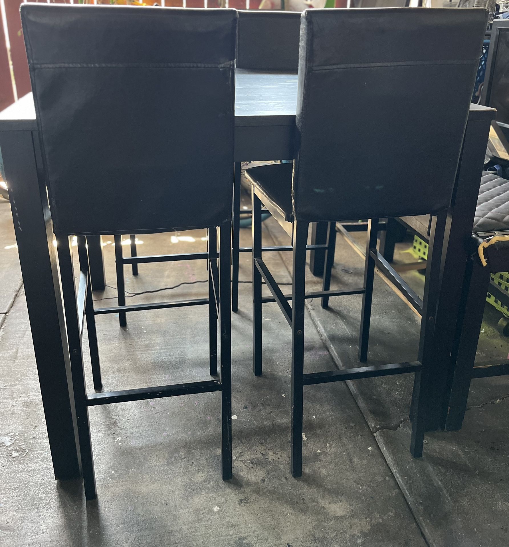 Table, Chairs And Bench
